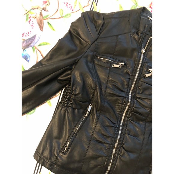 L2 Faux Leather Jacket - Picture 3 of 8